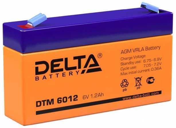 Delta DTM 6012 Аккумуляторы фото, изображение