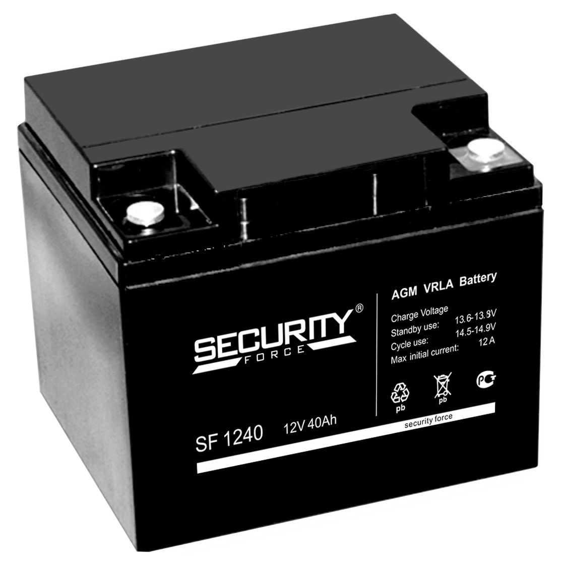 Security Force SF 1240 (АКБ-40) Аккумуляторы фото, изображение